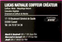 LUCAS NATHALIE COIFFEUR CRÉATEUR
